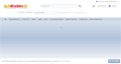 Desktop Screenshot of gutdrucken.de